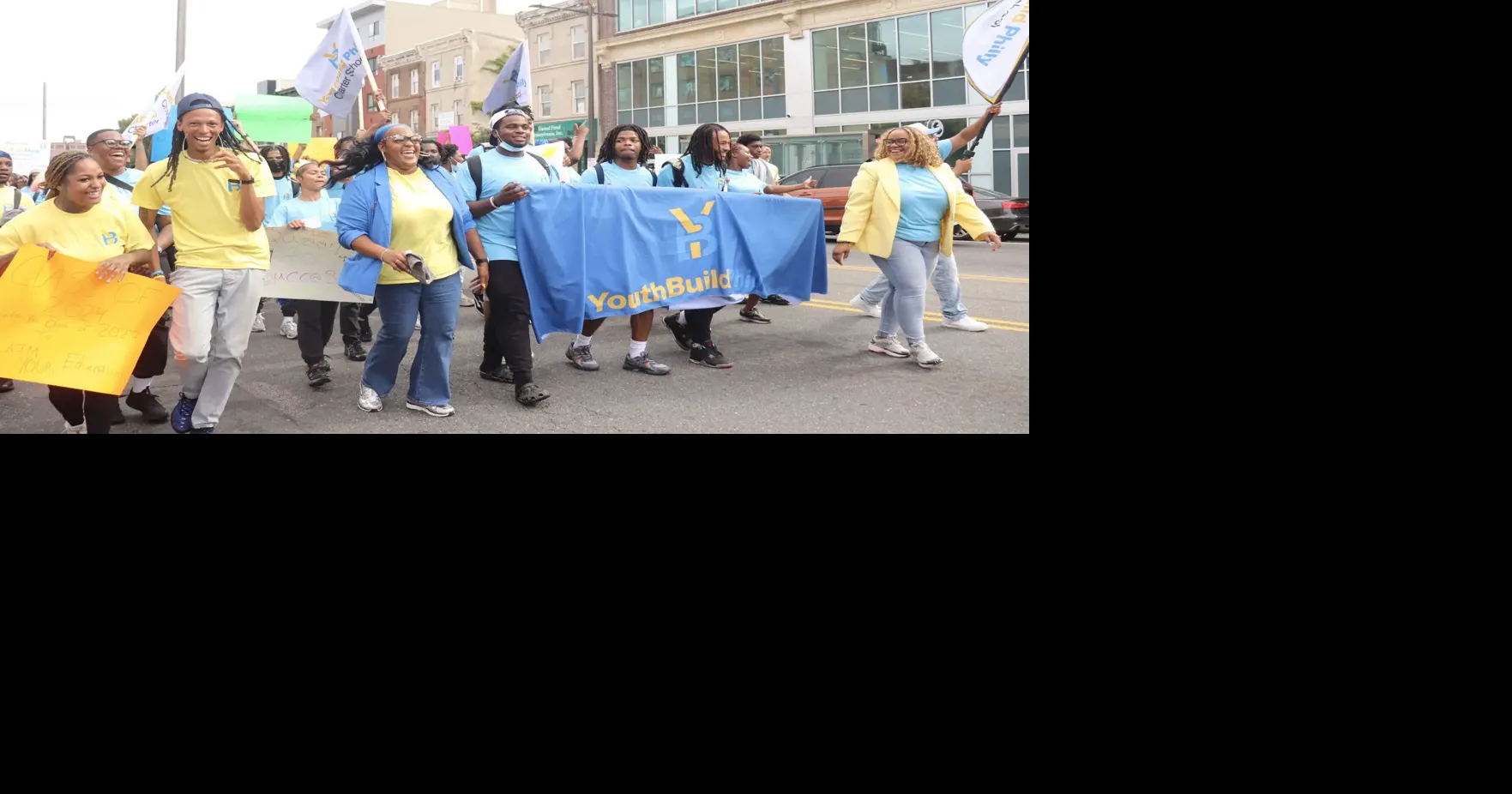 400 YouthBuild Charter students march to ring in new school year