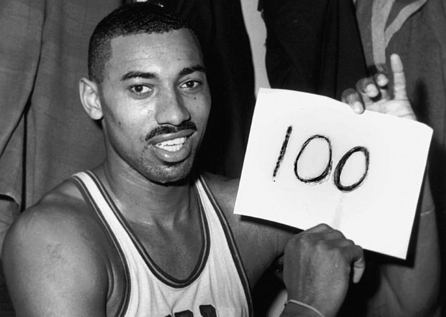 On March 2, 1962, NBA legend Wilt Chamberlain scored 100 points in a