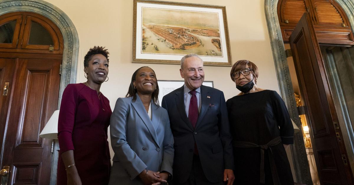 Jineea Butler Butler sworn in to replace late California Sen. Feinstein, third Black ...