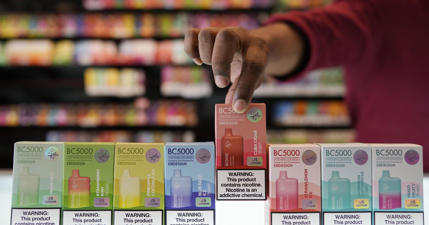 Thousands of unauthorized vapes are pouring into the US despite the FDA crackdown on fruity flavors - Vimarsana News
