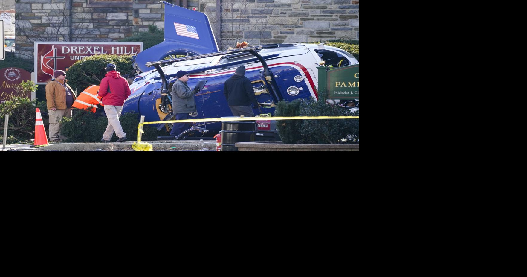 Investigators probe wreckage of crashed medical helicopter State