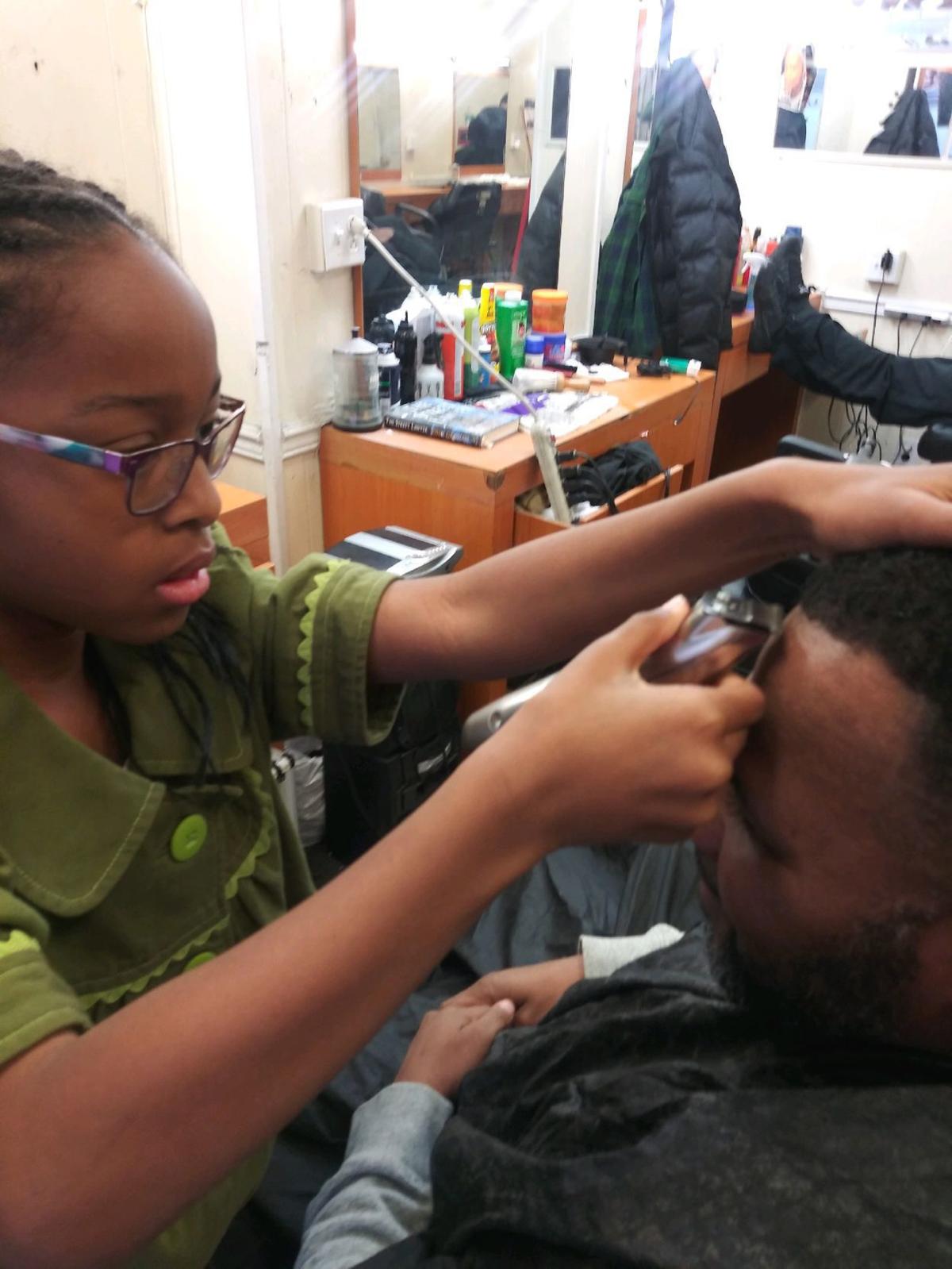  Philly  girl is world s youngest female  barber  Local 