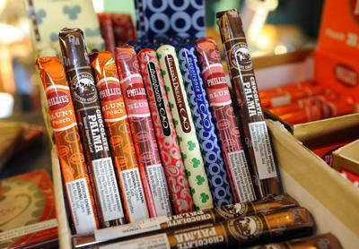 Display of candy flavored cigars