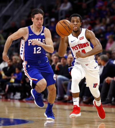 Griffin scores 50 points, Pistons top 76ers 133-132 in OT ...