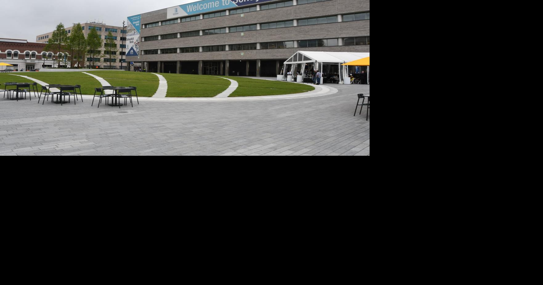 Officials celebrate opening of Drexel Square Park | Local News ...