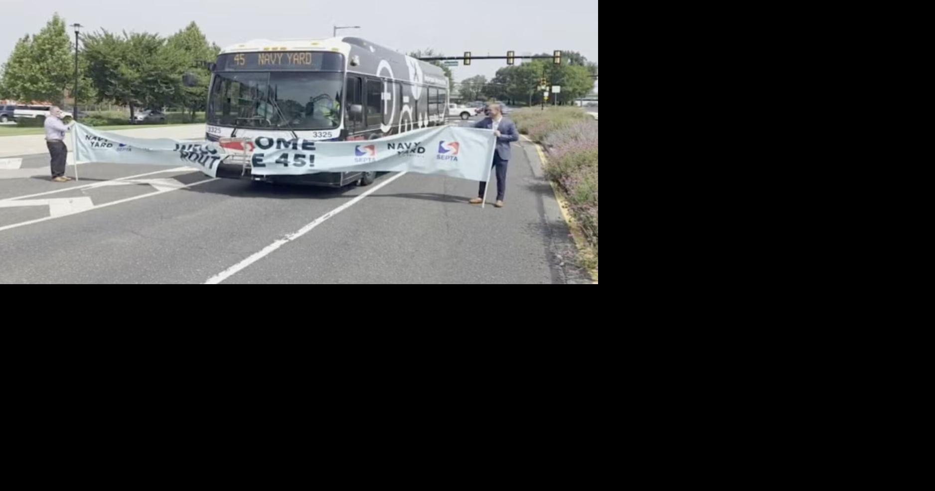 SEPTA celebrates new South Philly Navy Yard bus service