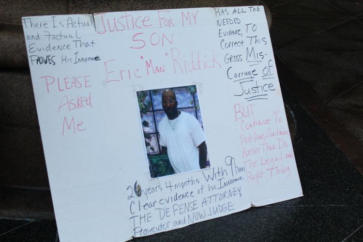 Mother protests son's life sentence outside D.A. office | News ...