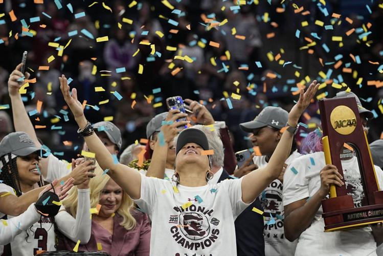YOU GO GIRL! FORMER TEMPLE COACH DAWN STALEY TAKES THE TITLE FOR  S.CAROLINA!
