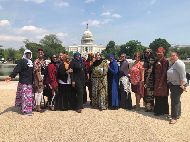 The Philadelphia women who traveled to the U.S. Capitol are pictured here. —Photo Submitted by Salima Suswell