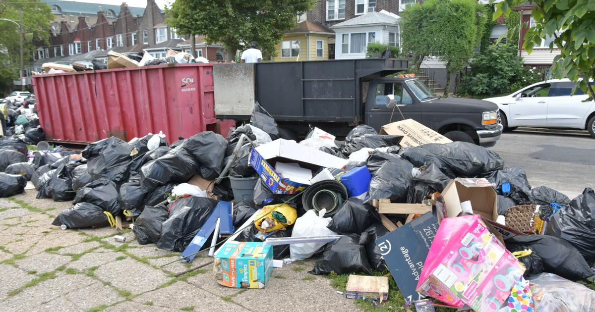 Trash In Philly WATCH: Residents near temporary trash site express frustration over ...