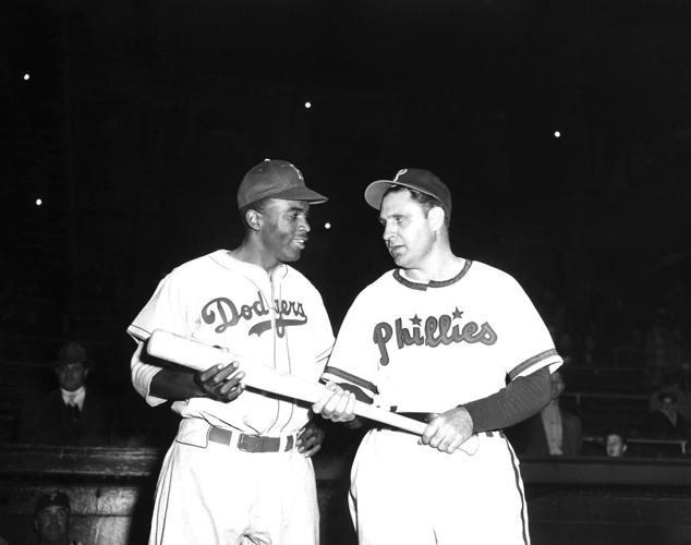 Photo: Jackie Robinson Pee Wee Reese Baseball Players -  Finland