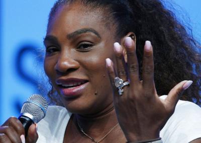 Serena Williams talks fashion, not fouls at Las Vegas ...