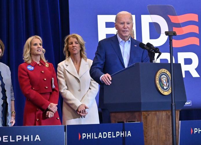In North Philadelphia appearance, Biden paints contrast between himself and Trump