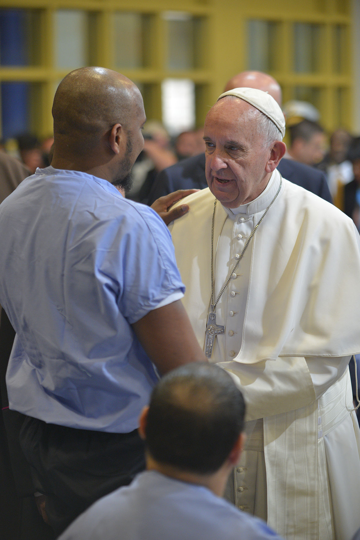 Pope Francis Comforts Local Inmates During Prison Visit News 