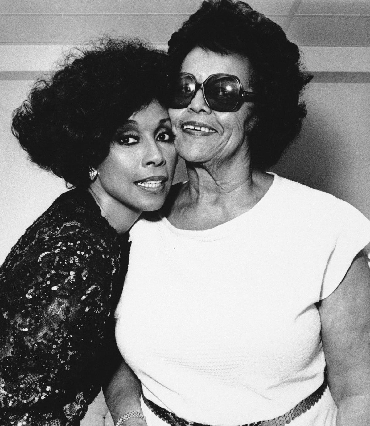 Diahann Carroll with mother Mabel Johnson