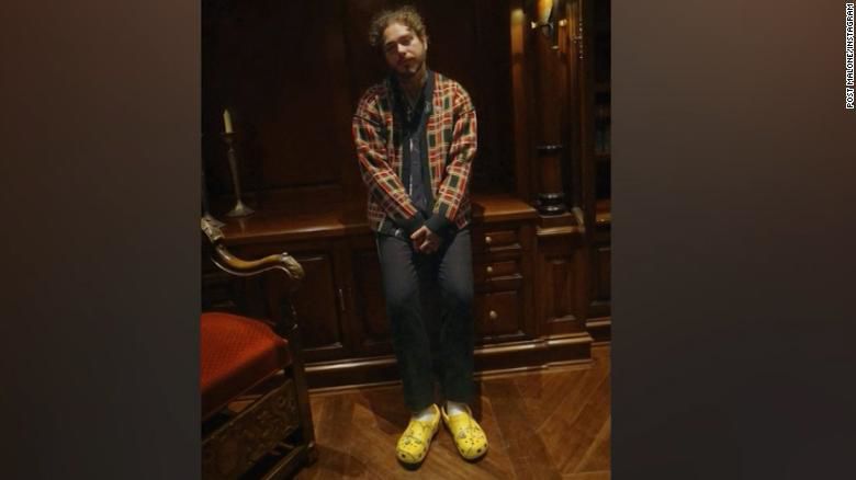 Post Malone Crocs sold out in minutes 