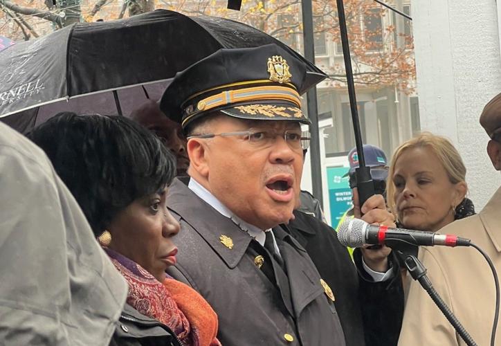 In the frigid rain, Philly leaders show united front after violent ...
