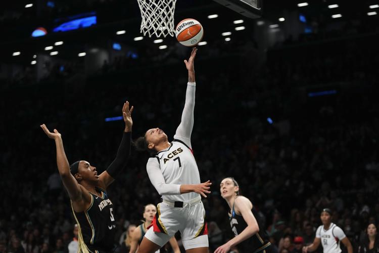 Las Vegas Aces become first repeat WNBA champs in 21 years, beating Liberty  70-69 in Game 4