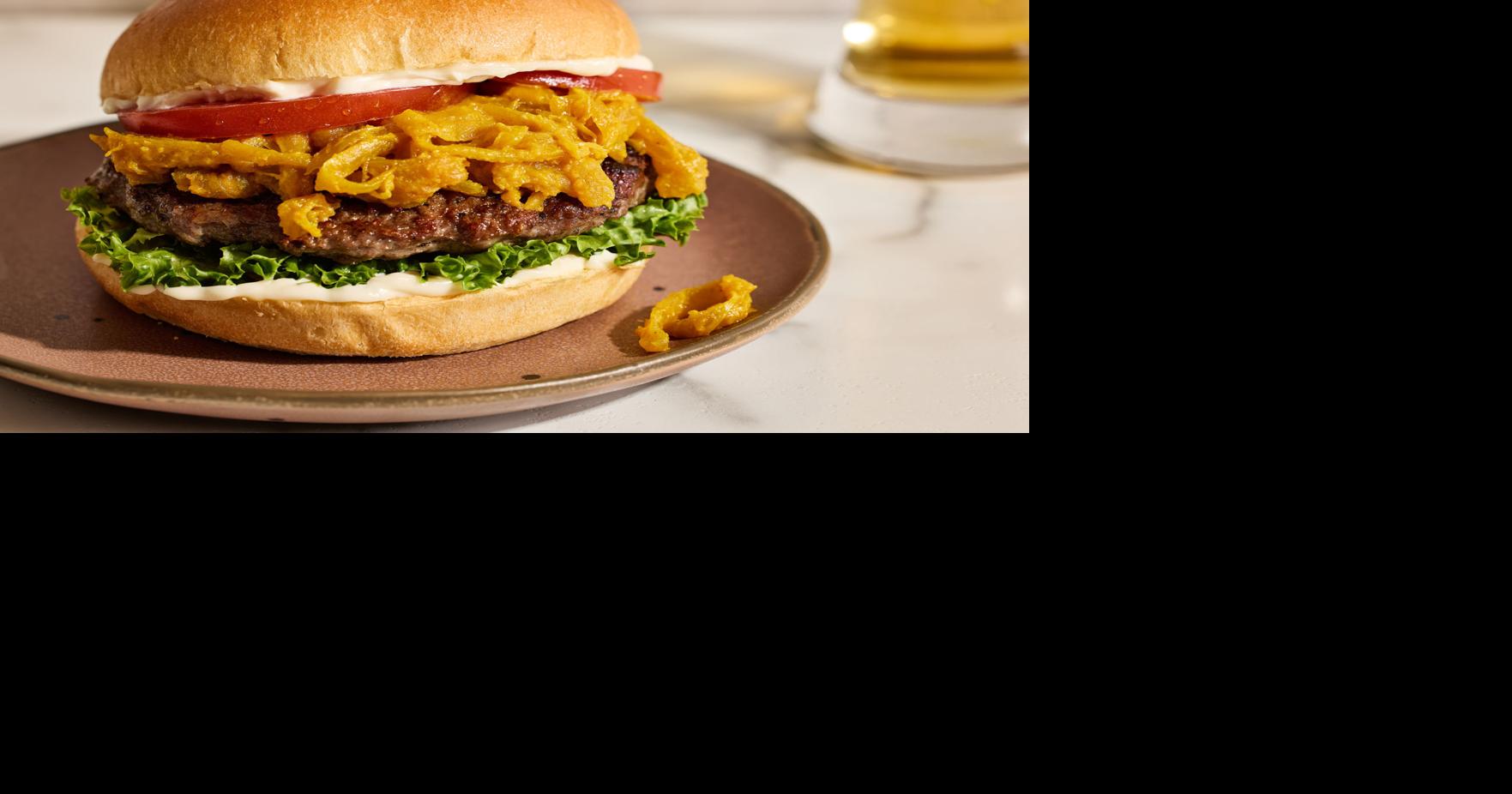 Eric Adjepong’s lamb burgers with onion jam channel West African flavors