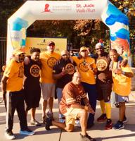 Iota Phi Theta laces up to fight childhood cancer