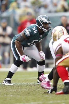 Philadelphia Eagles linebacker Akeem Jordan (56). The Washington