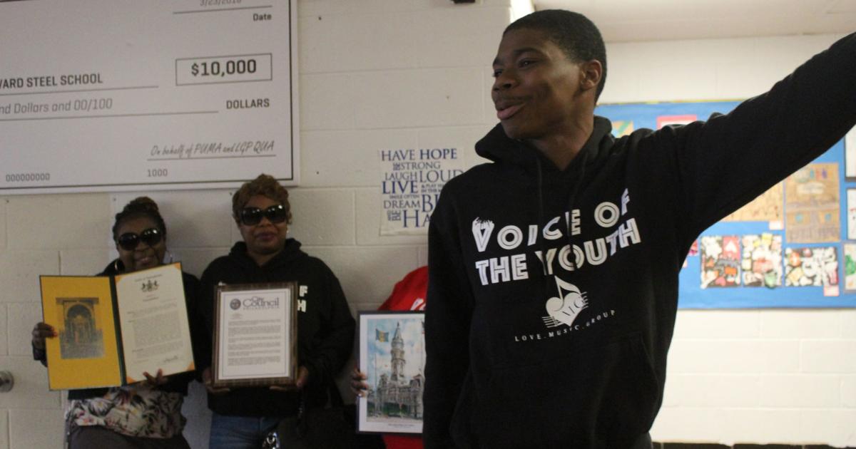 Lgp Rapper Local rapper LGP Qua honored at former school | News | phillytrib.com