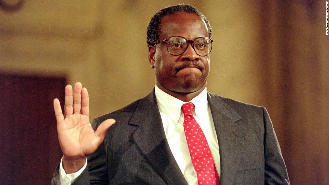 On Oct. 15, 1991, Clarence Thomas is confirmed as the 106th associate