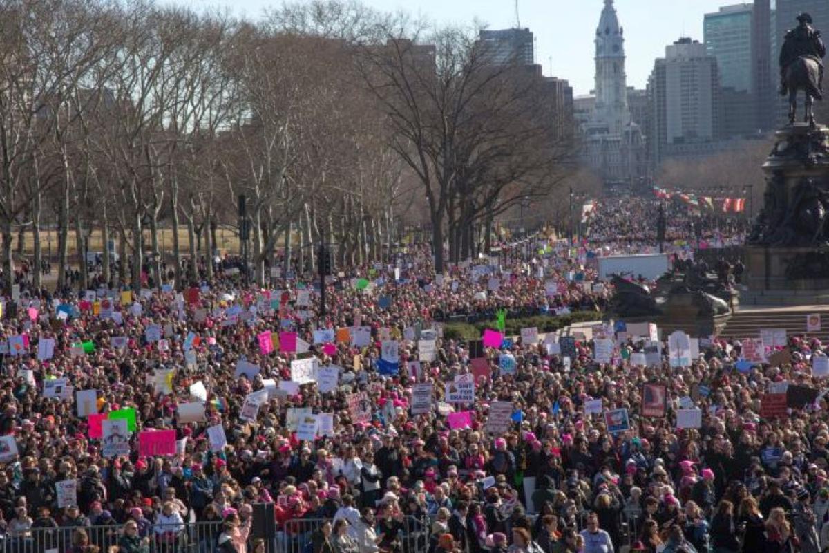 Thousands again fill Philly streets for women s march Thousands again fill Philly streets for women s march