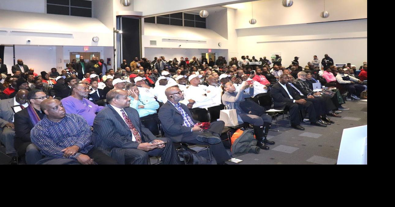 Black men gather in an effort to help reduce city's gun violence ...