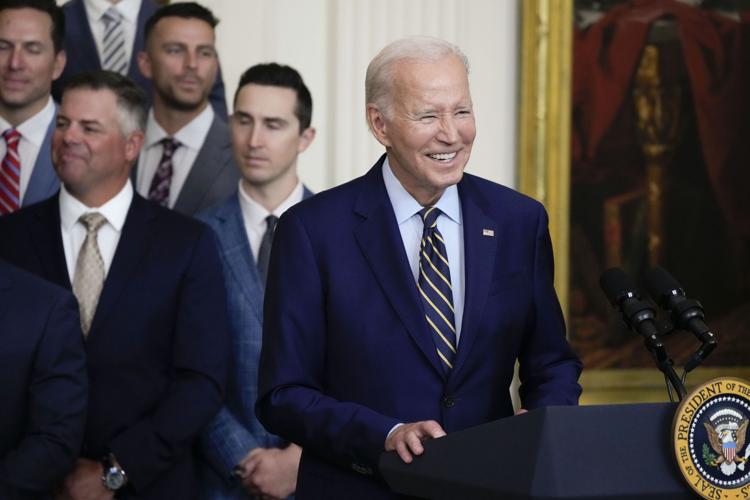 President Biden hosts Astros, says he can relate to Dusty Baker