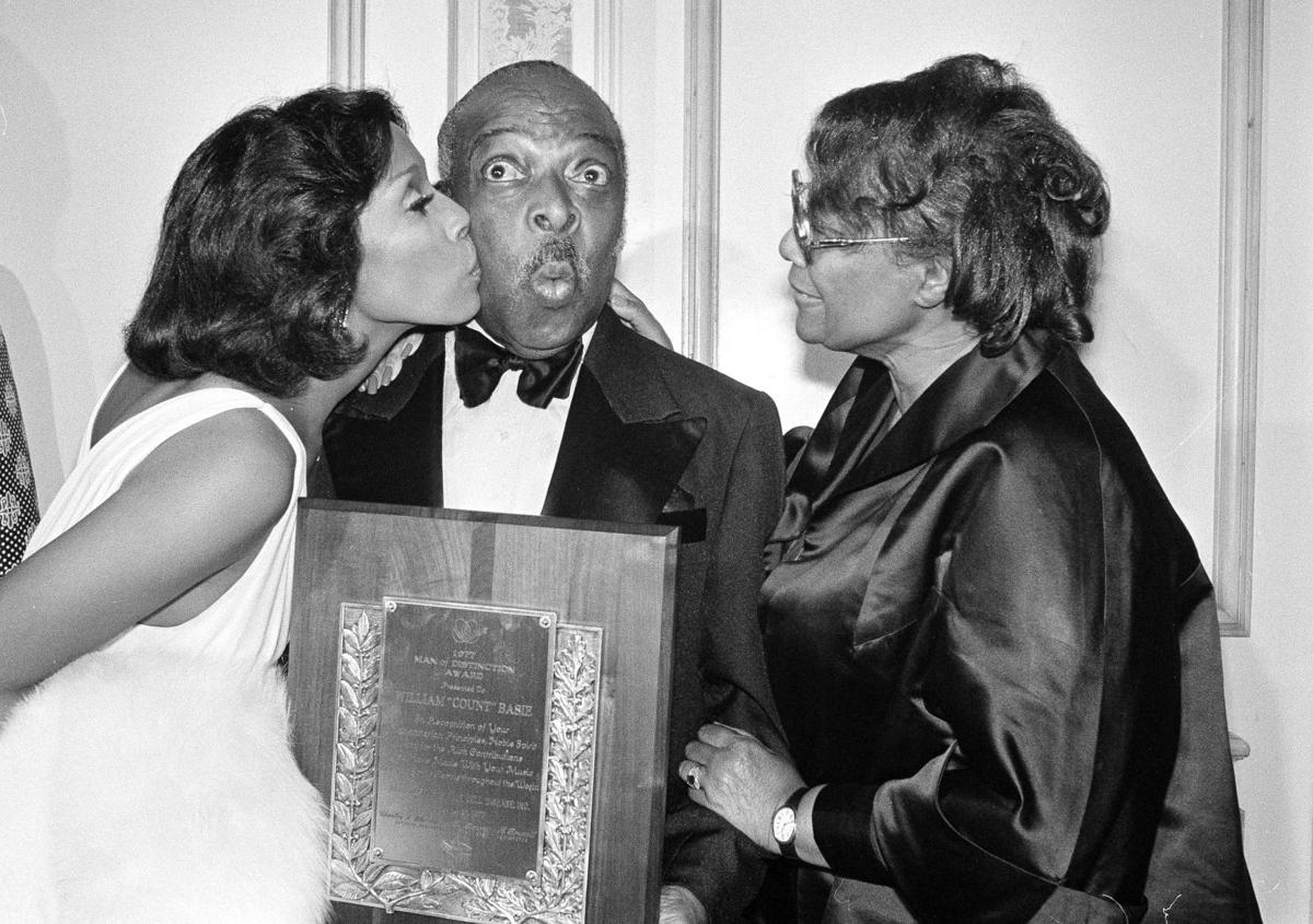 Diahann Carroll with Count Basic and Ella Fitzgerald