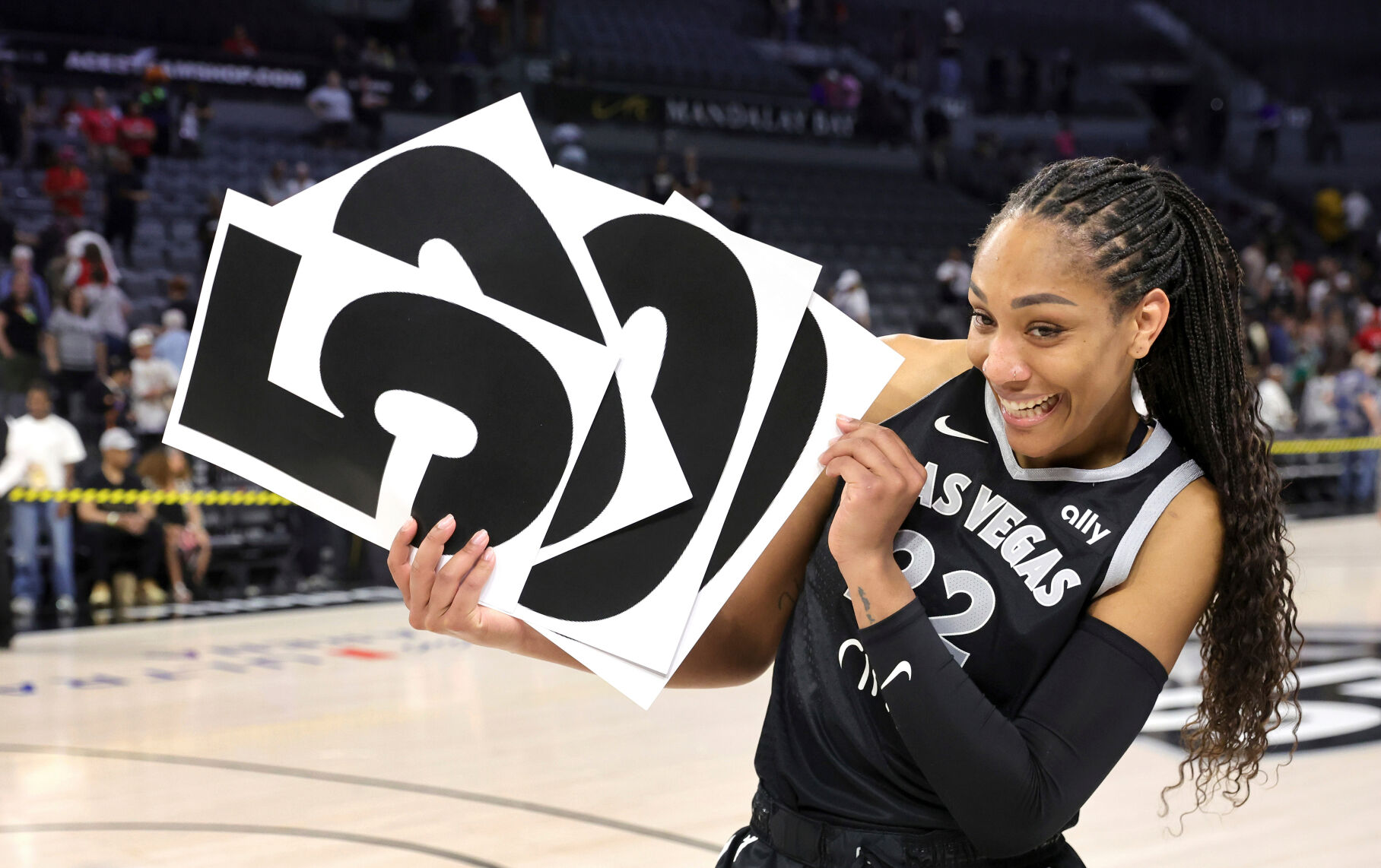 A'ja Wilson wins AP Female Athlete of the Year following historic 4th ...