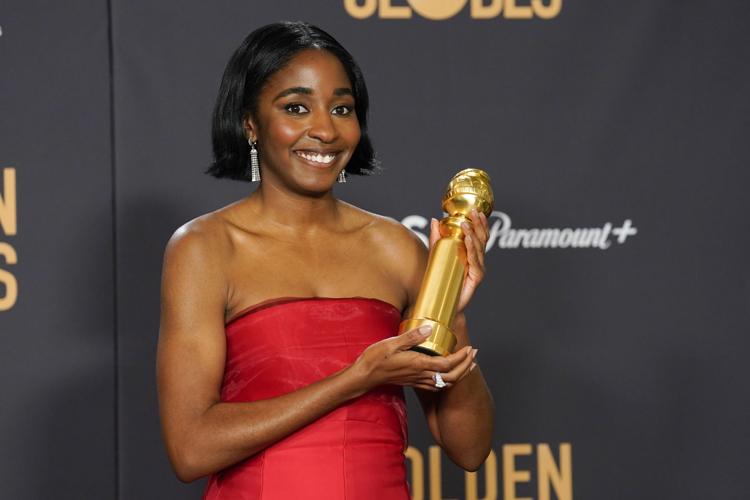 Buzzing Pop on X: Da'Vine Joy Rudolph wins “Best Supporting Actress in a  Motion Picture” at the 2024 #GoldenGlobes.  / X