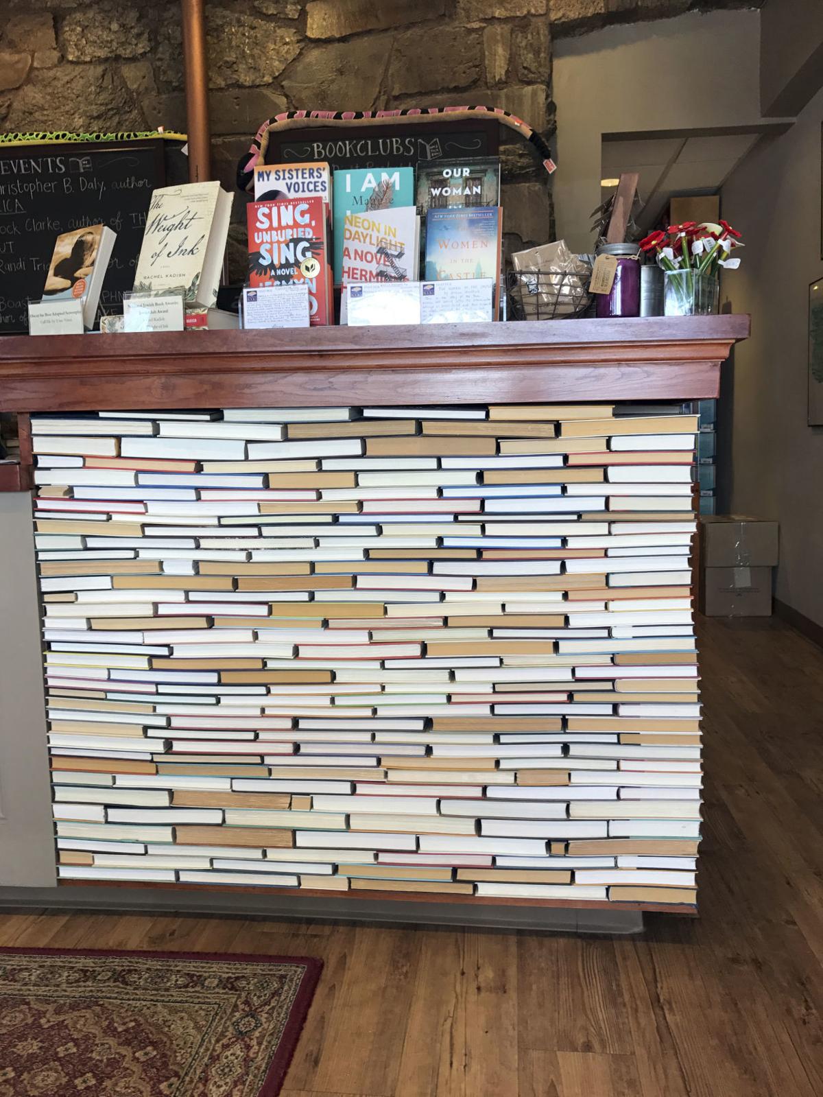 Books placed backward art or nonsense? Lifestyle