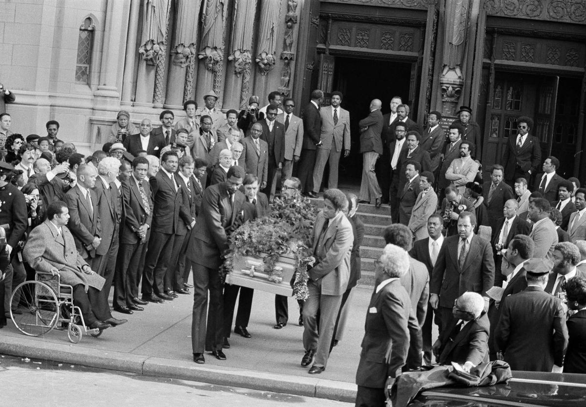 Jackie Robinson's funeral in 1972