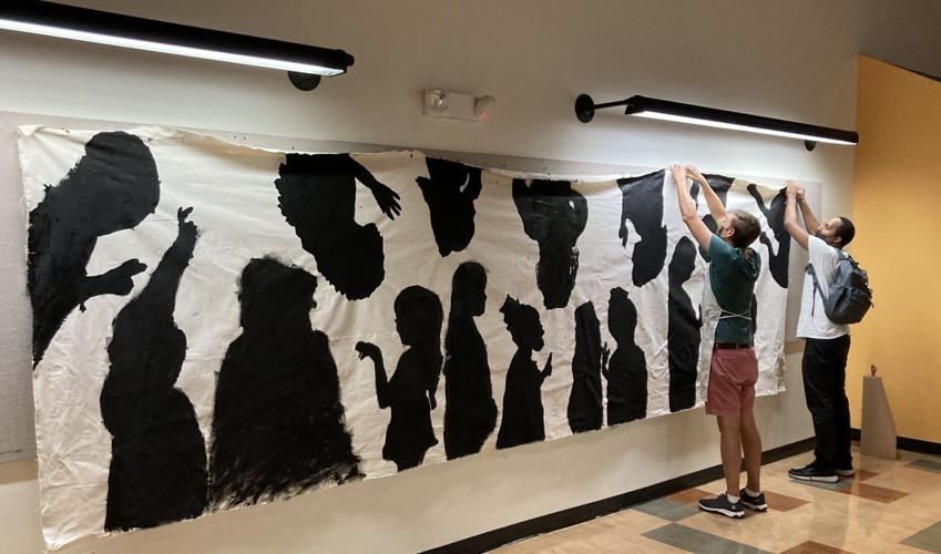 College arts camp unveils new mural at Minerva D. Braemer Medical Arts