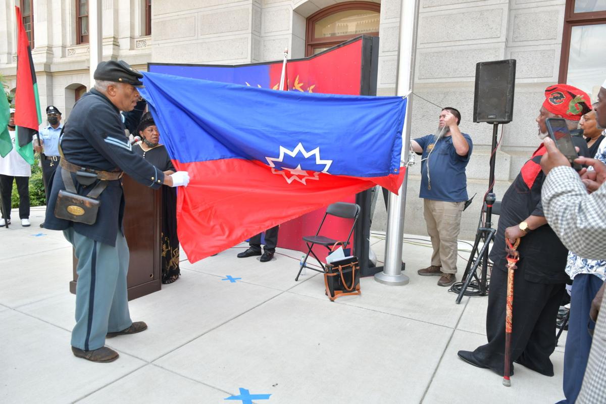 Juneteenth Flag Goes Up At Philadelphia City Hall Phillytrib Com