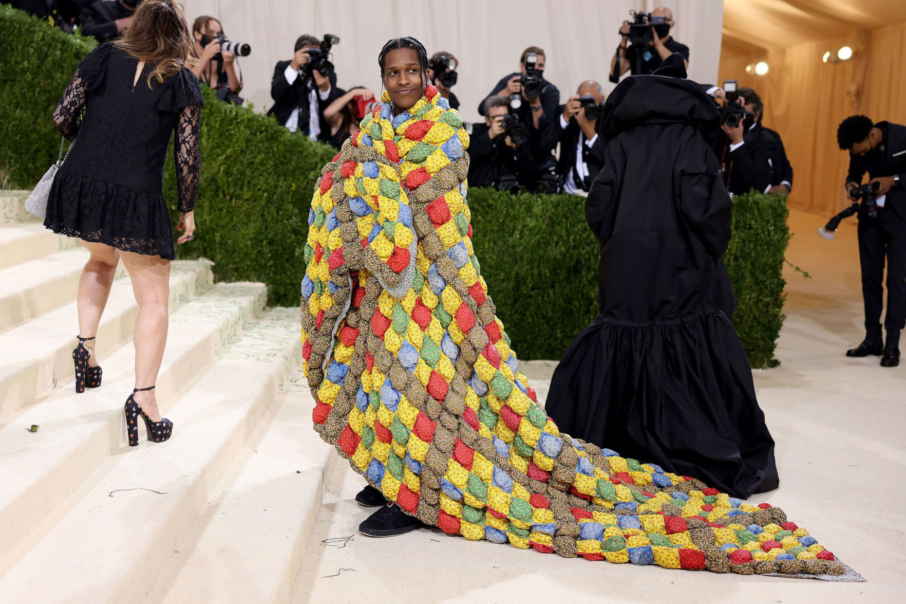 met gala quilt dress