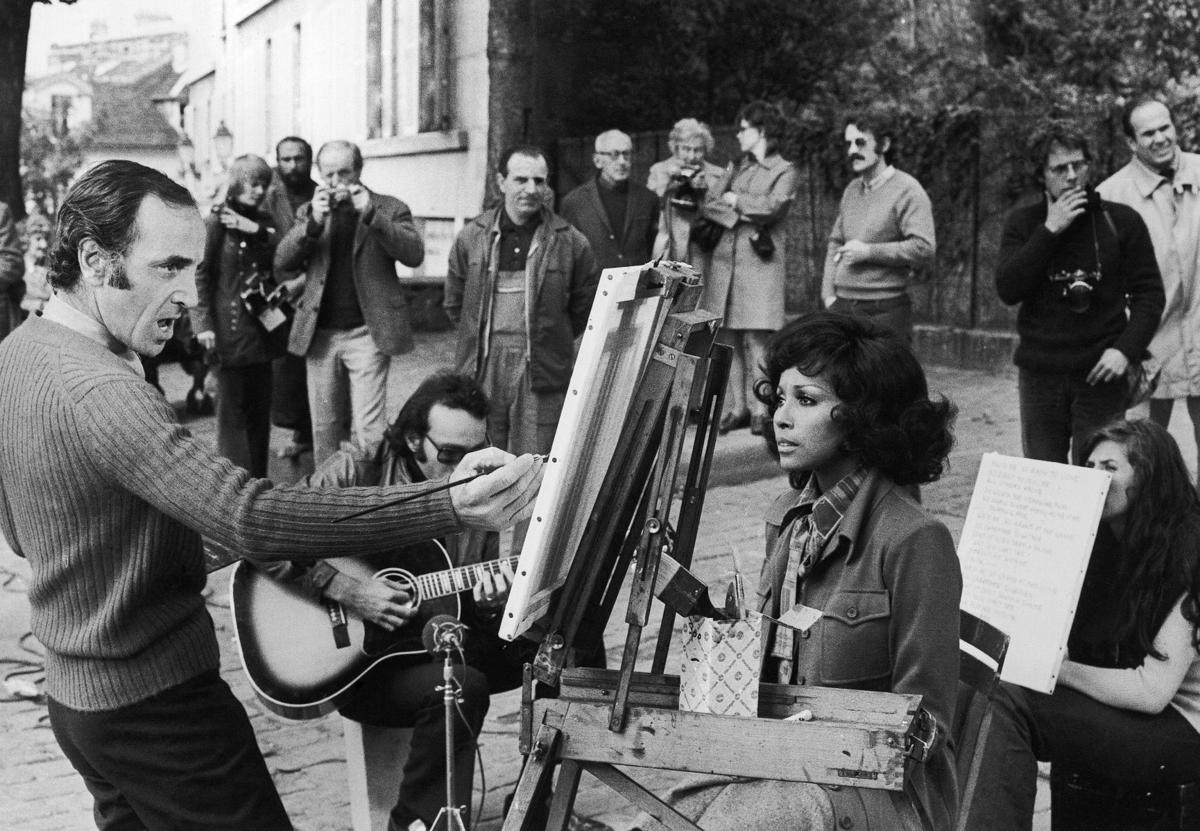 Charles Aznavour and Diahann Carroll