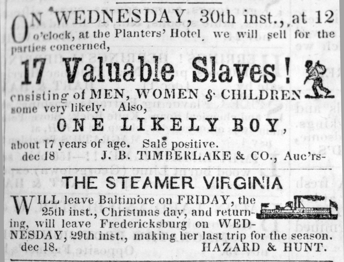Fredericksburg slave auction block has history of controversy News