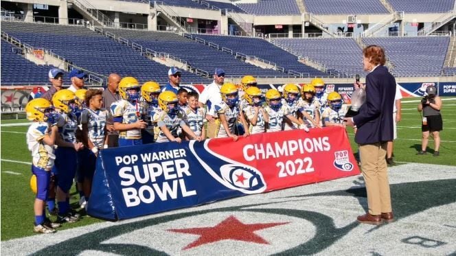 Local Philadelphia Football Teams Compete for Pop Warner National  Championship, Sports