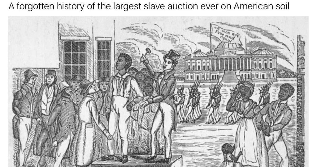 Coard Worst Slave Auction in U.S. History Commentary