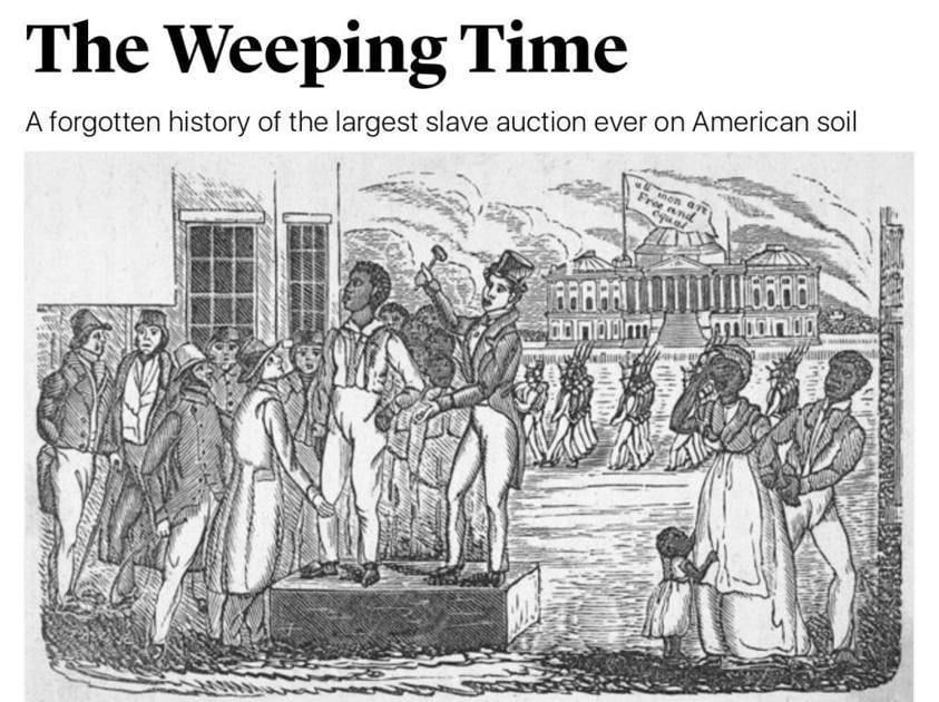 Coard Worst Slave Auction in U.S. History Commentary