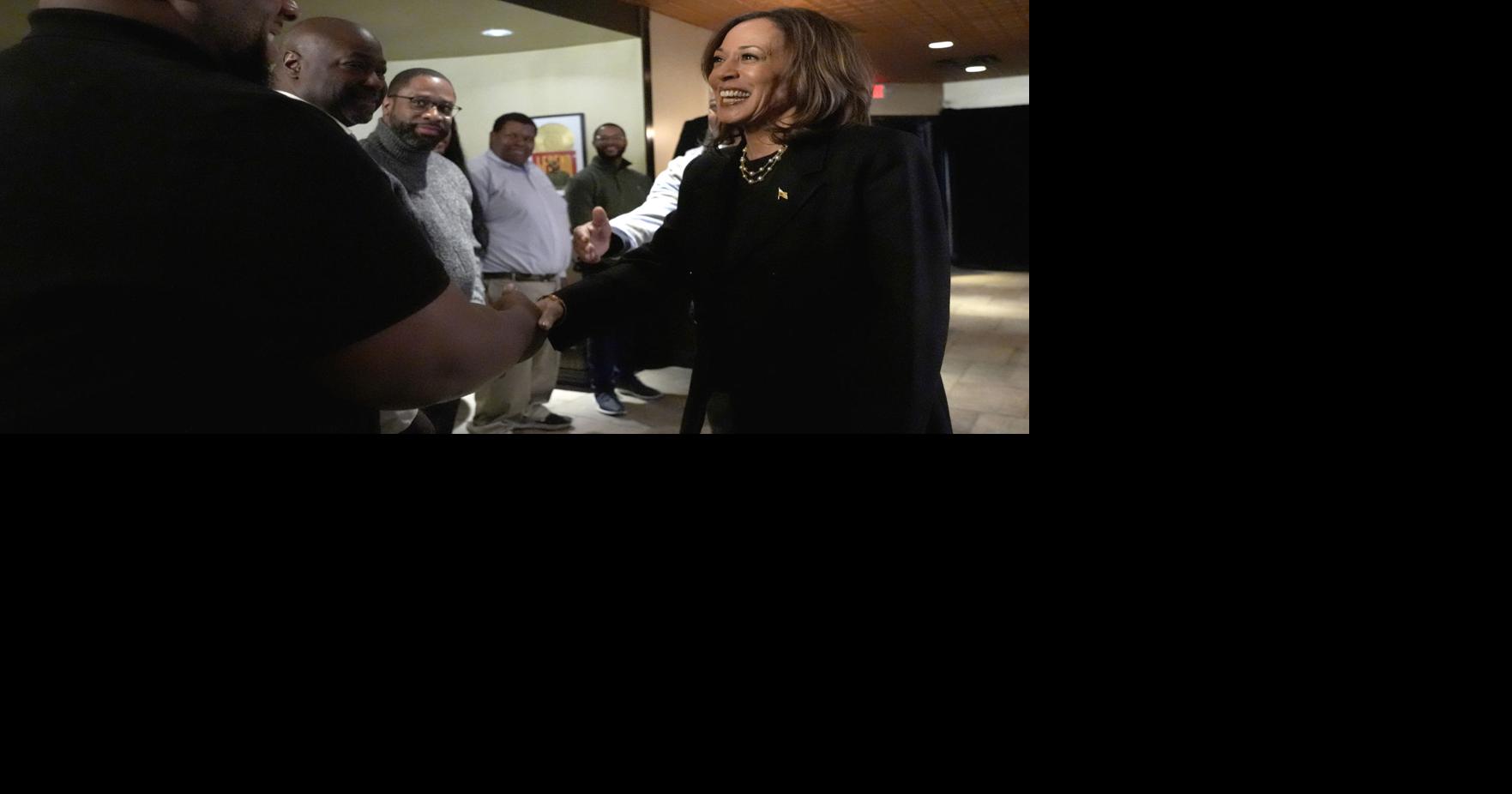 Harris and Trump hold rival events in battleground Pennsylvania