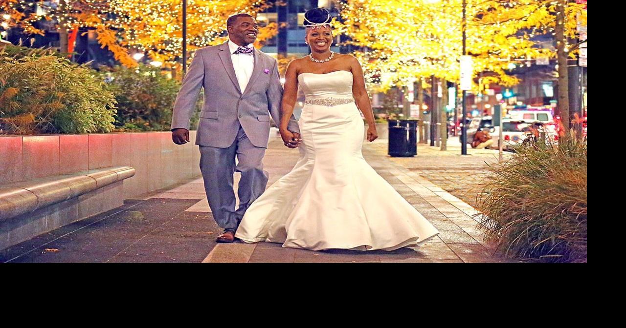 The wedding of Ericka LaShawn Harrell and Robert Eugene Shaw ...