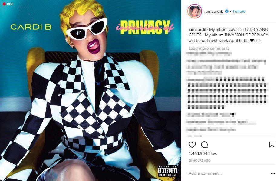 "Invasion of Privacy" by Cardi B - wide 4