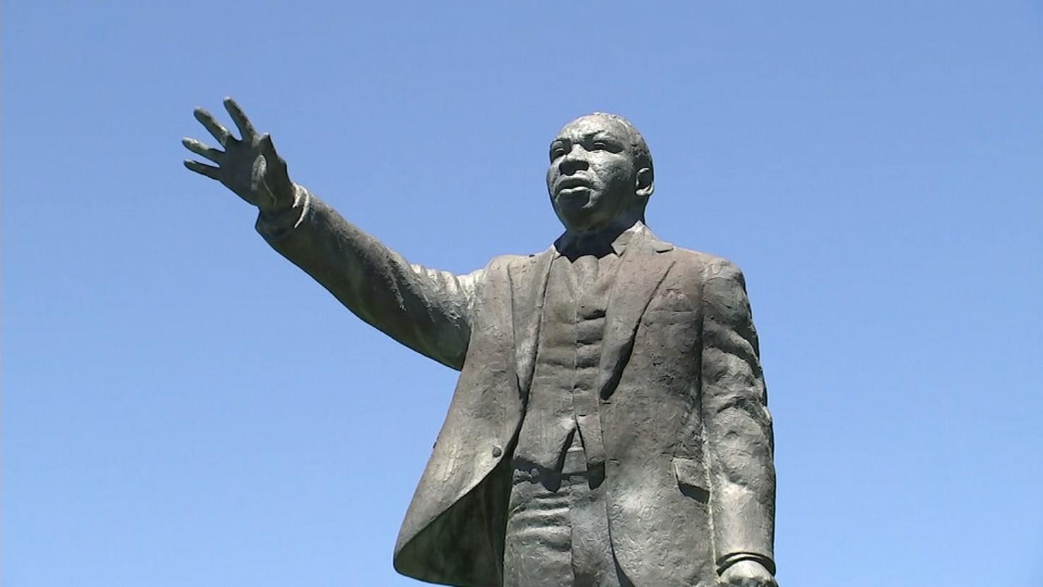 'Horrific' graffiti on Martin Luther King Jr. statue in Southern