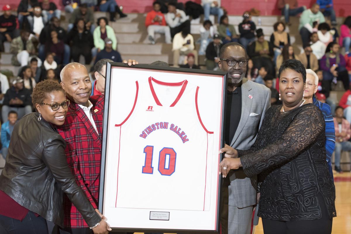 Winston Salem State Retires Earl The Pearl Monroe S Number