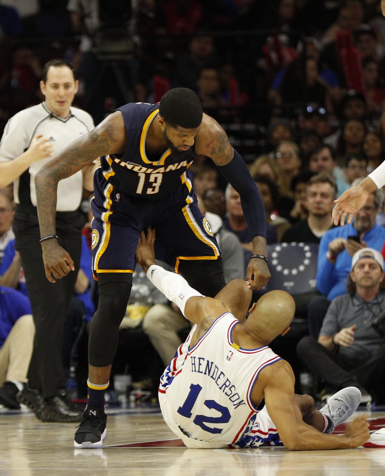 Gerald Henderson, Paul George Fined $25K After Scuffle | Sports ...