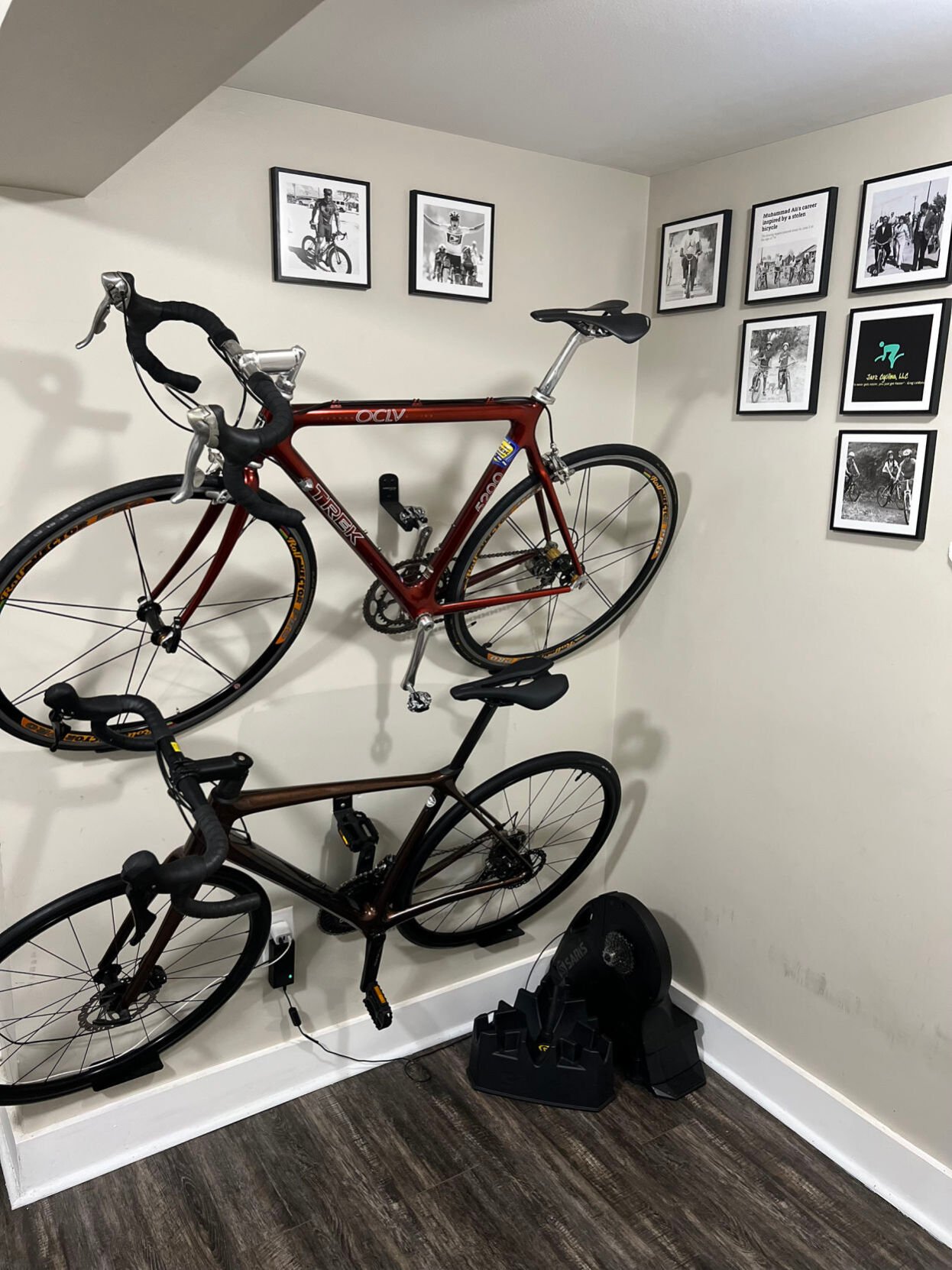 Multi bike wall online rack